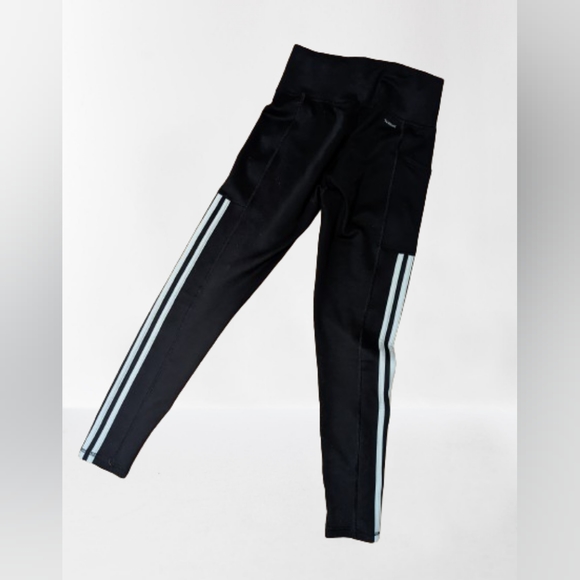 Adidas Leggings Climalite Women's Size Small with Thigh Pocket - Picture 3 of 8